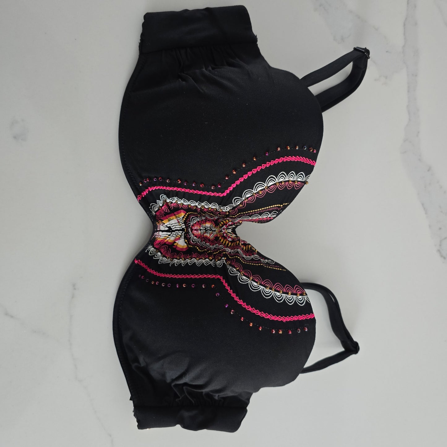 Turquoise Couture Bikini Top Large Preloved