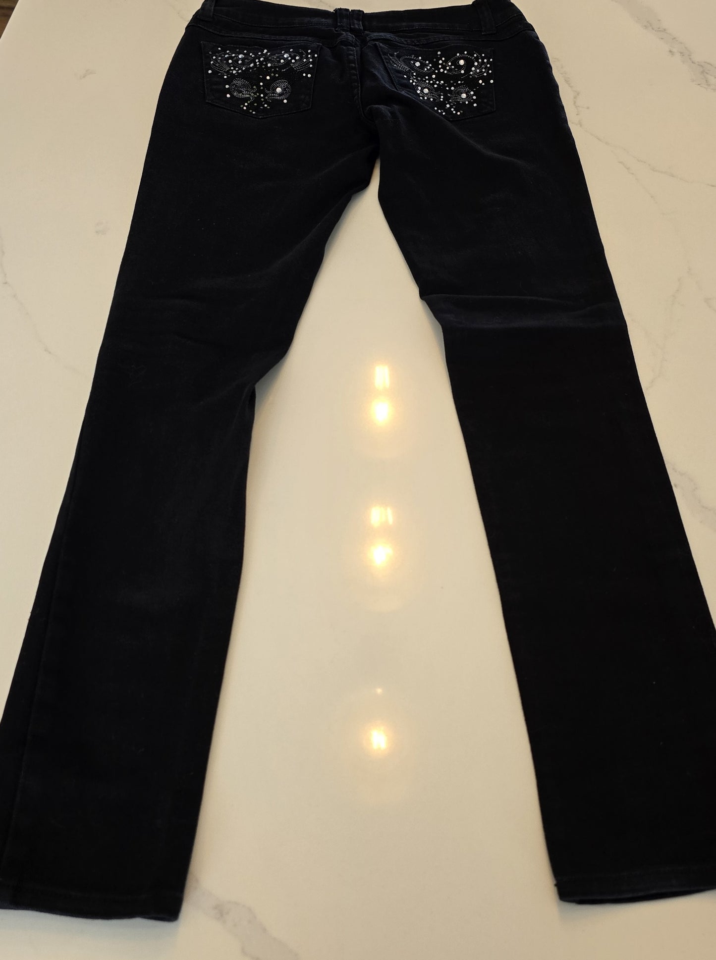 Streetwear Society Black Skinny Jean Size 7 Preloved