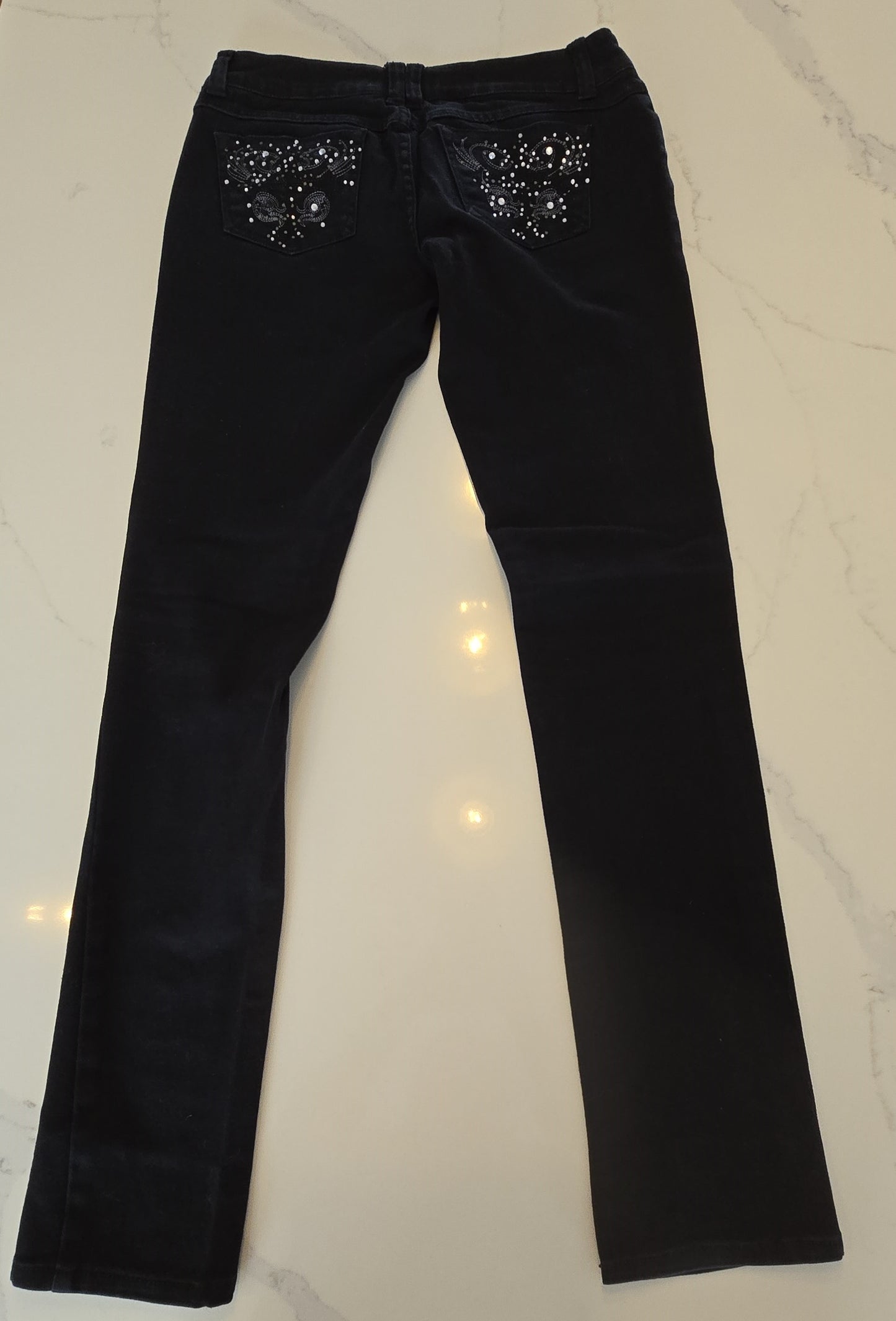 Streetwear Society Black Skinny Jean Size 7 Preloved