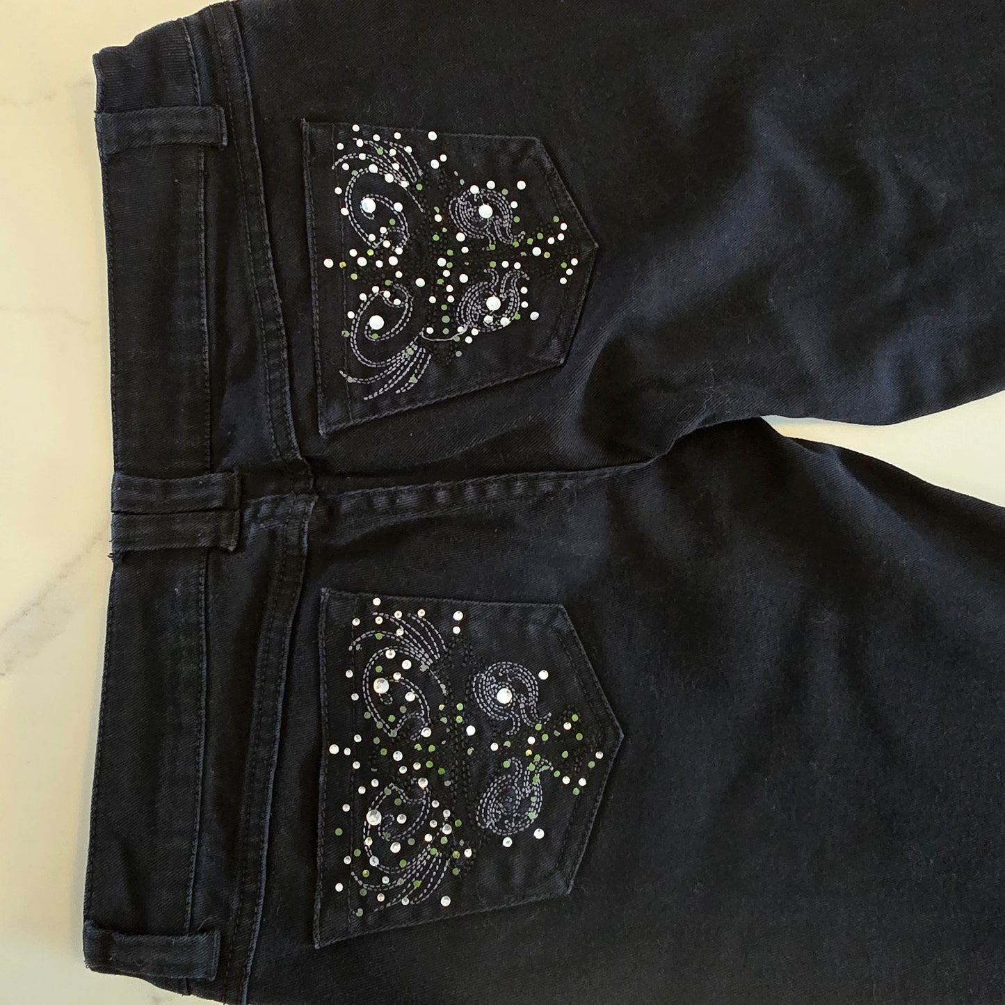 Streetwear Society Black Skinny Jean Size 7 Preloved