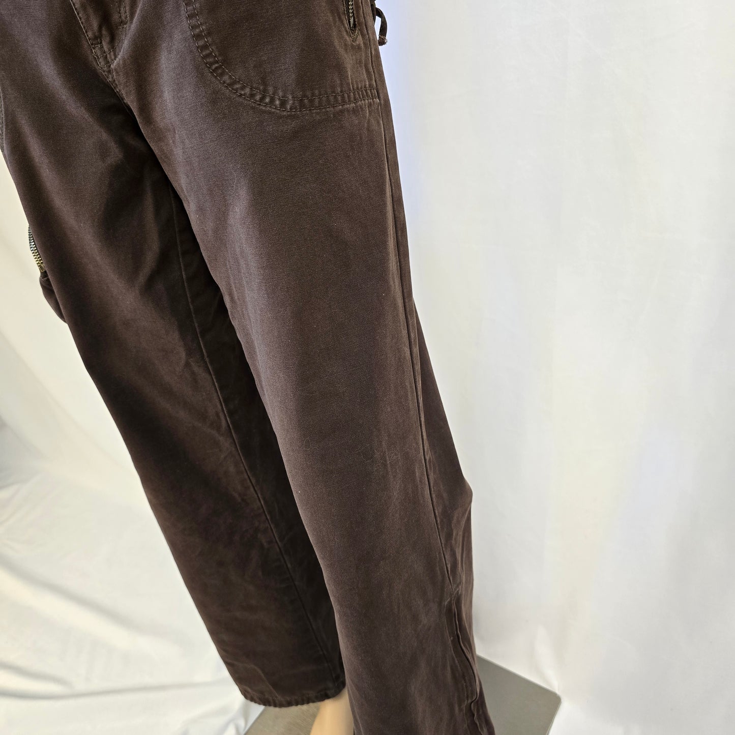 UB Jeans Brown Cargo Boot Cut Size Medium Preloved