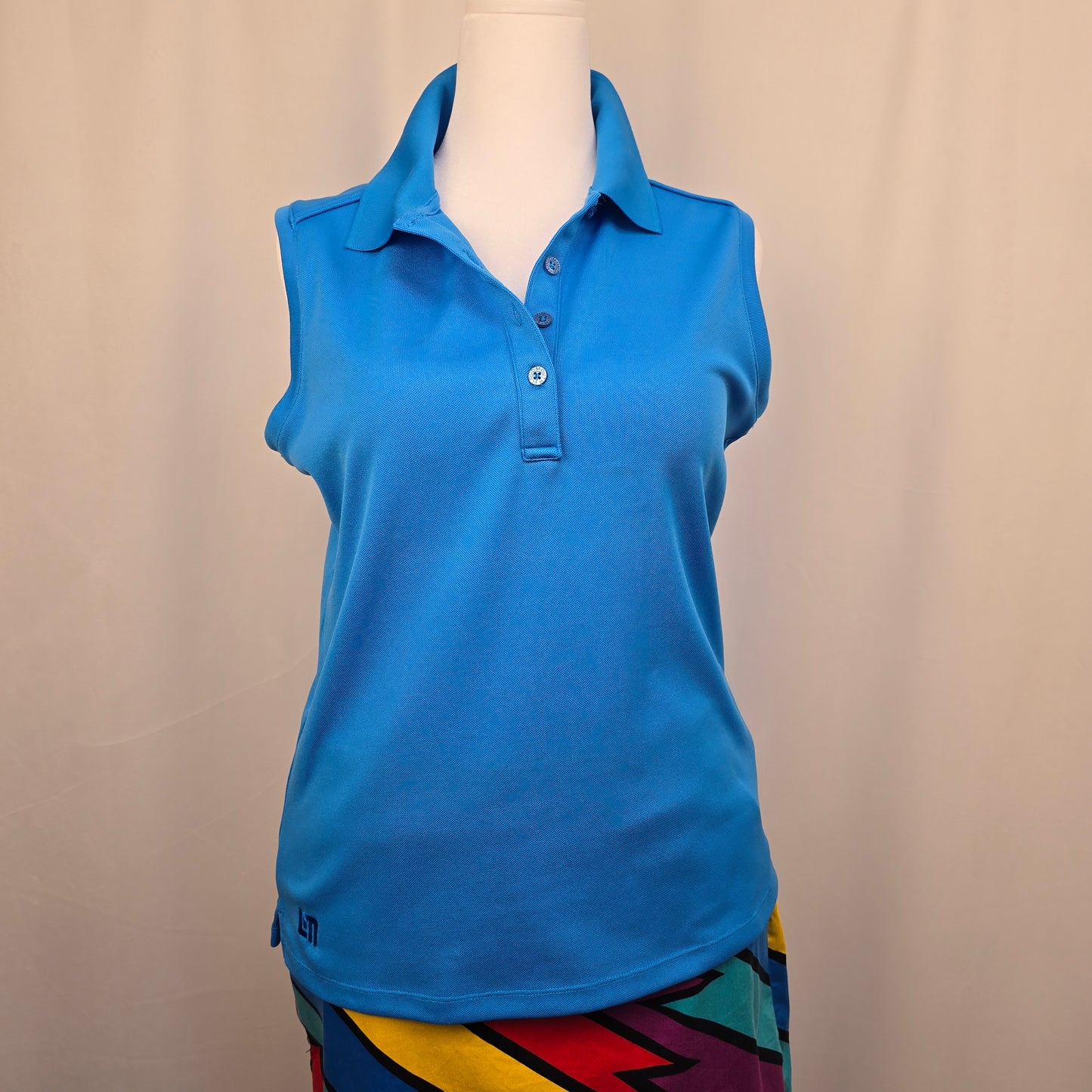 Loudmouth Blue Sleeveless Shirt Size Large Preloved