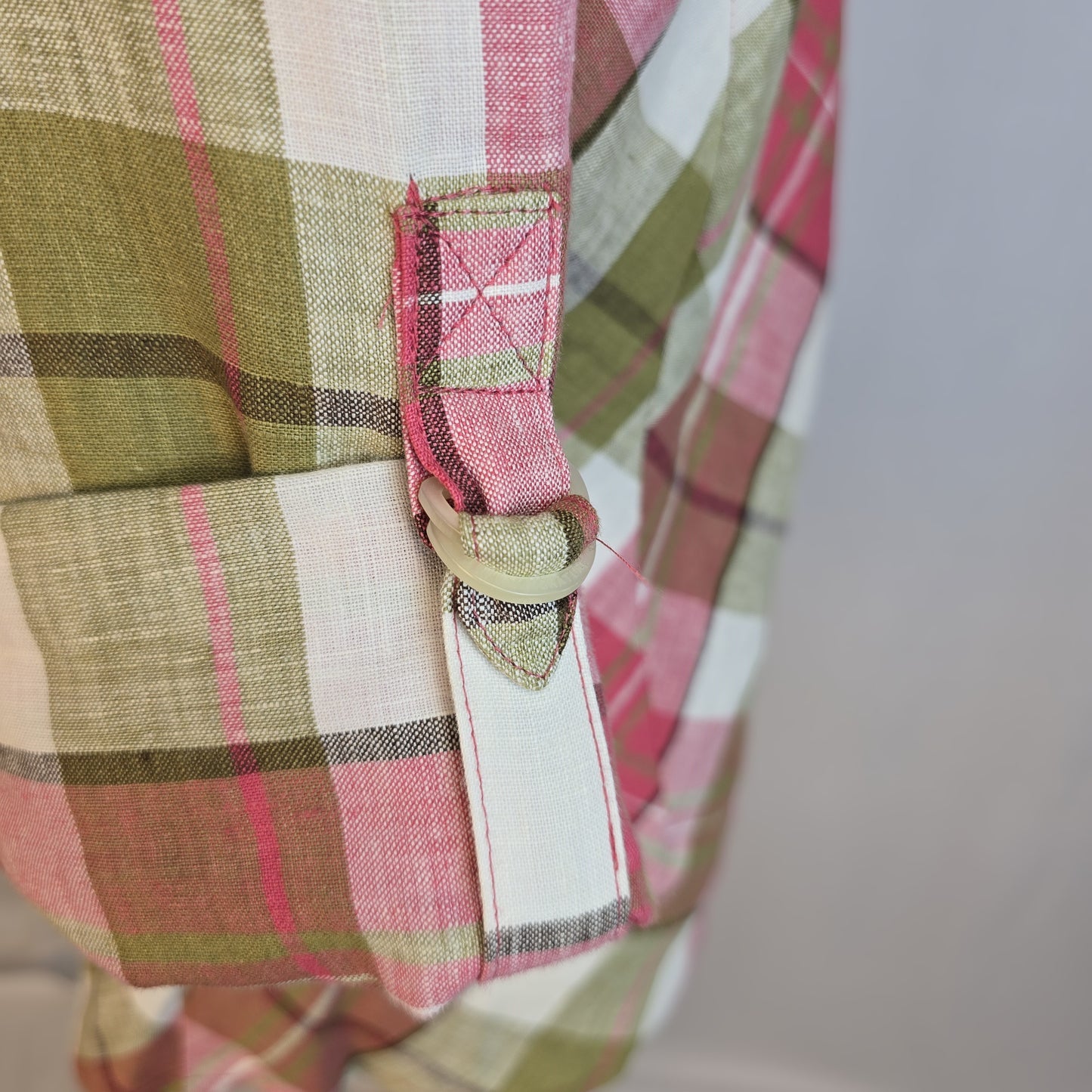 Jones New York Signature Plaid Blouse Preloved Large