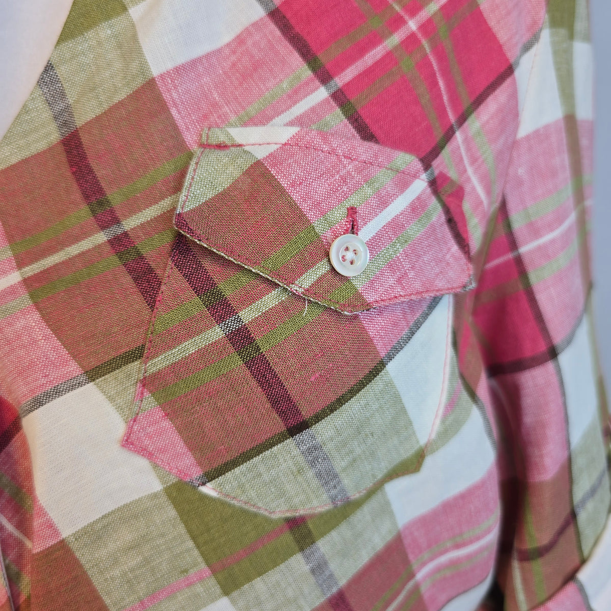 Jones New York Signature Plaid Blouse Preloved Large