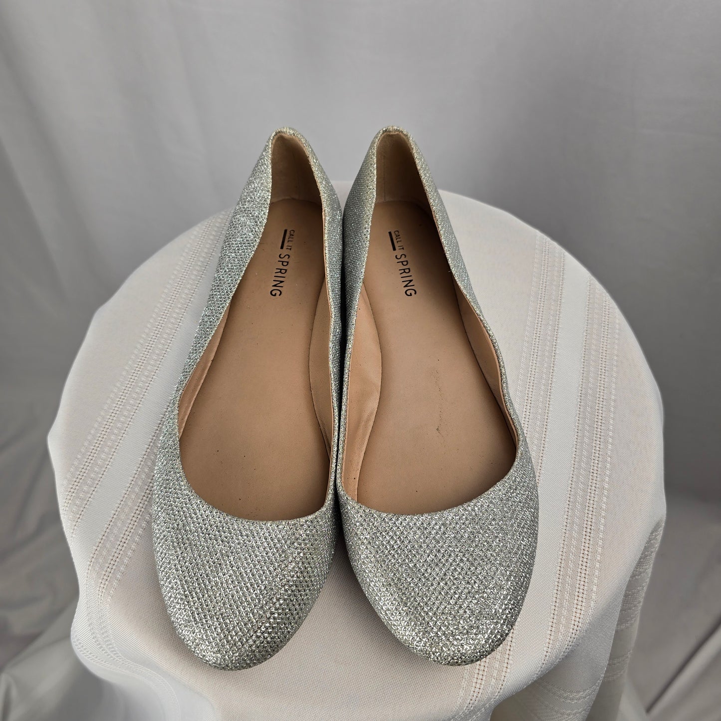 Call it Spring Sparkle Ballet Flats Preloved Size 8