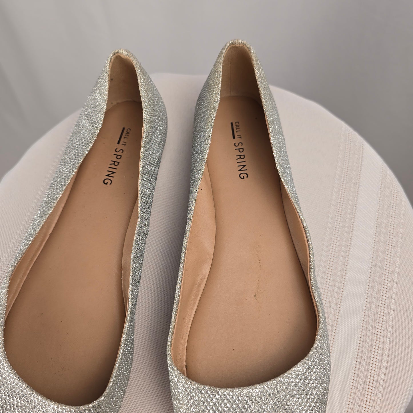 Call it Spring Sparkle Ballet Flats Preloved Size 8