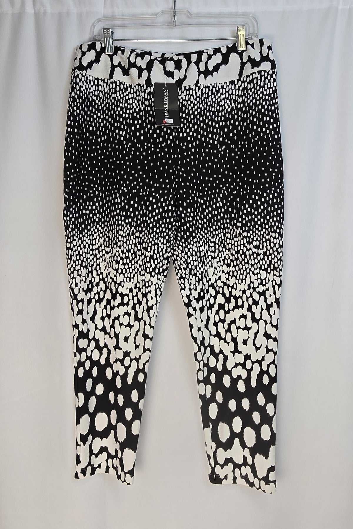 Frank Lyman Black & White Modern Print Pants – NWT, Size 16
