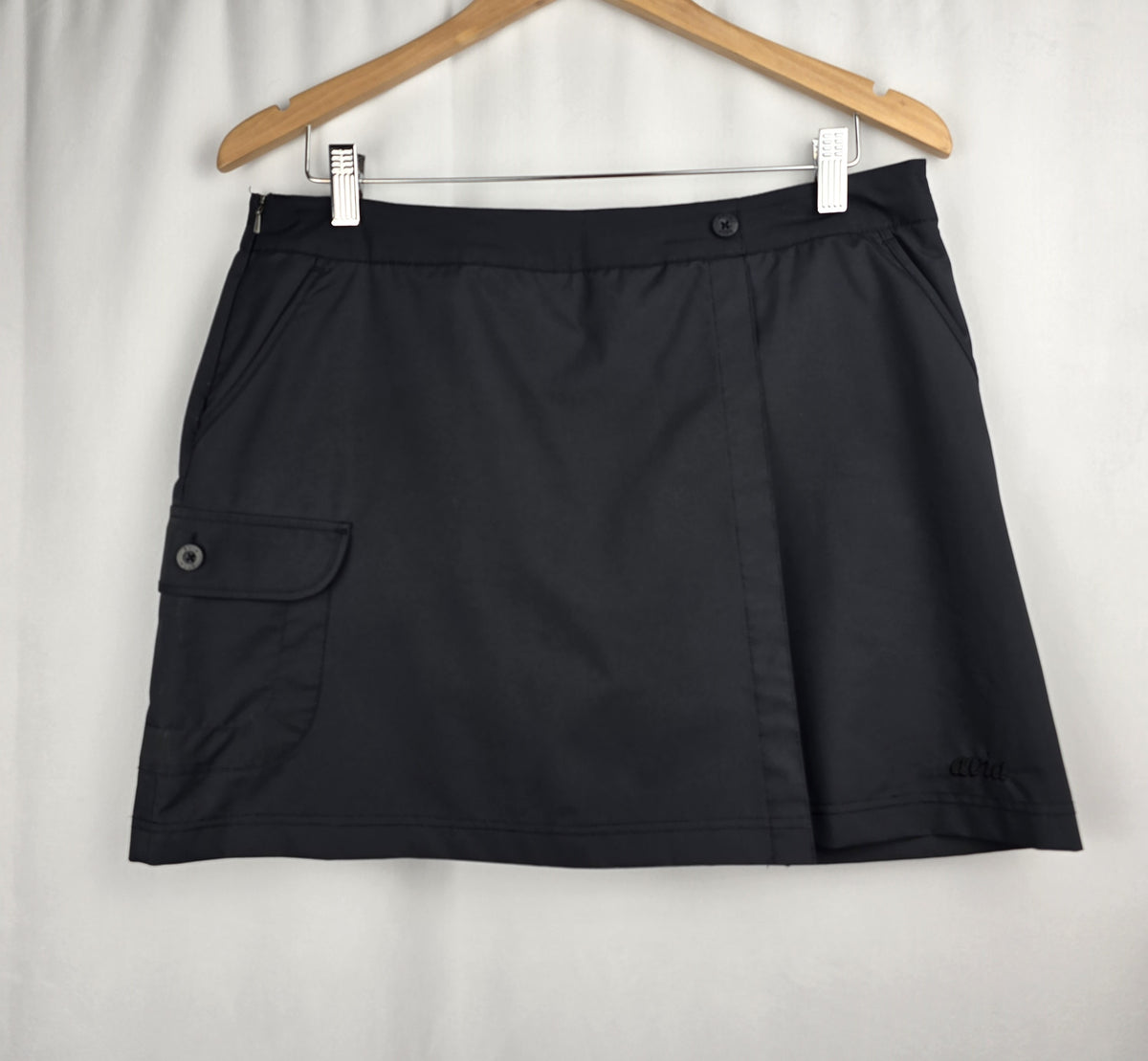 Avia Athletic Skort Medium Black | Golf Tennis Pickleball Activewear