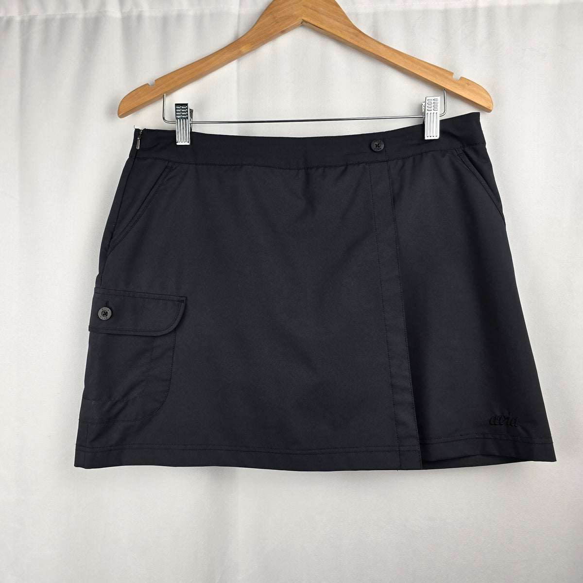 Avia Athletic Skort Medium Black | Golf Tennis Pickleball Activewear