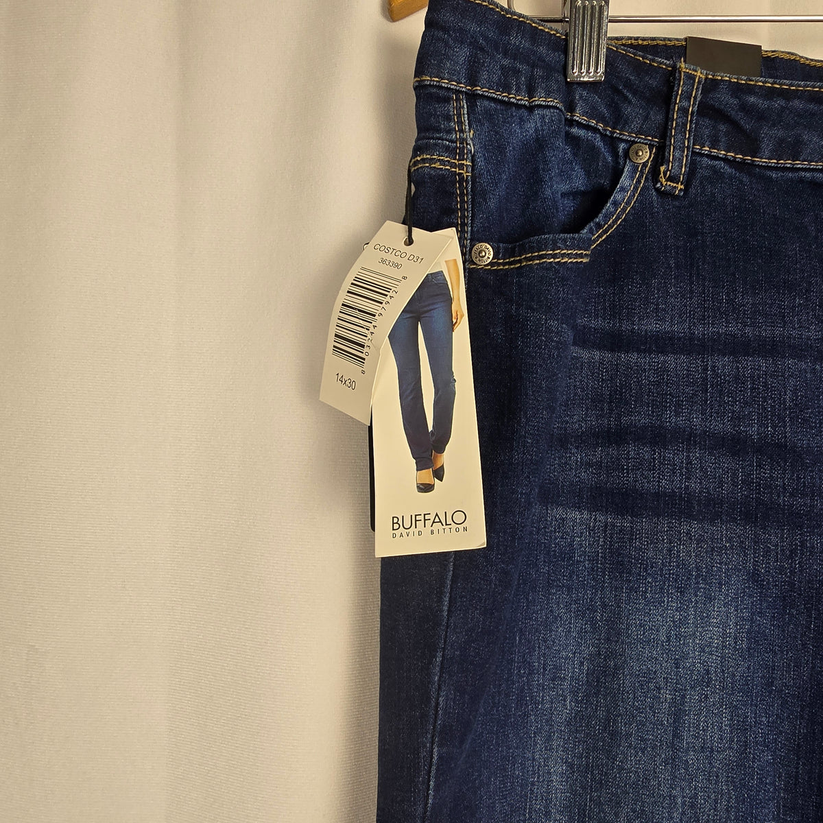 Buffalo David Bitton Misha Mid-Rise Straight Leg Jeans | Size 14x30 | NWT