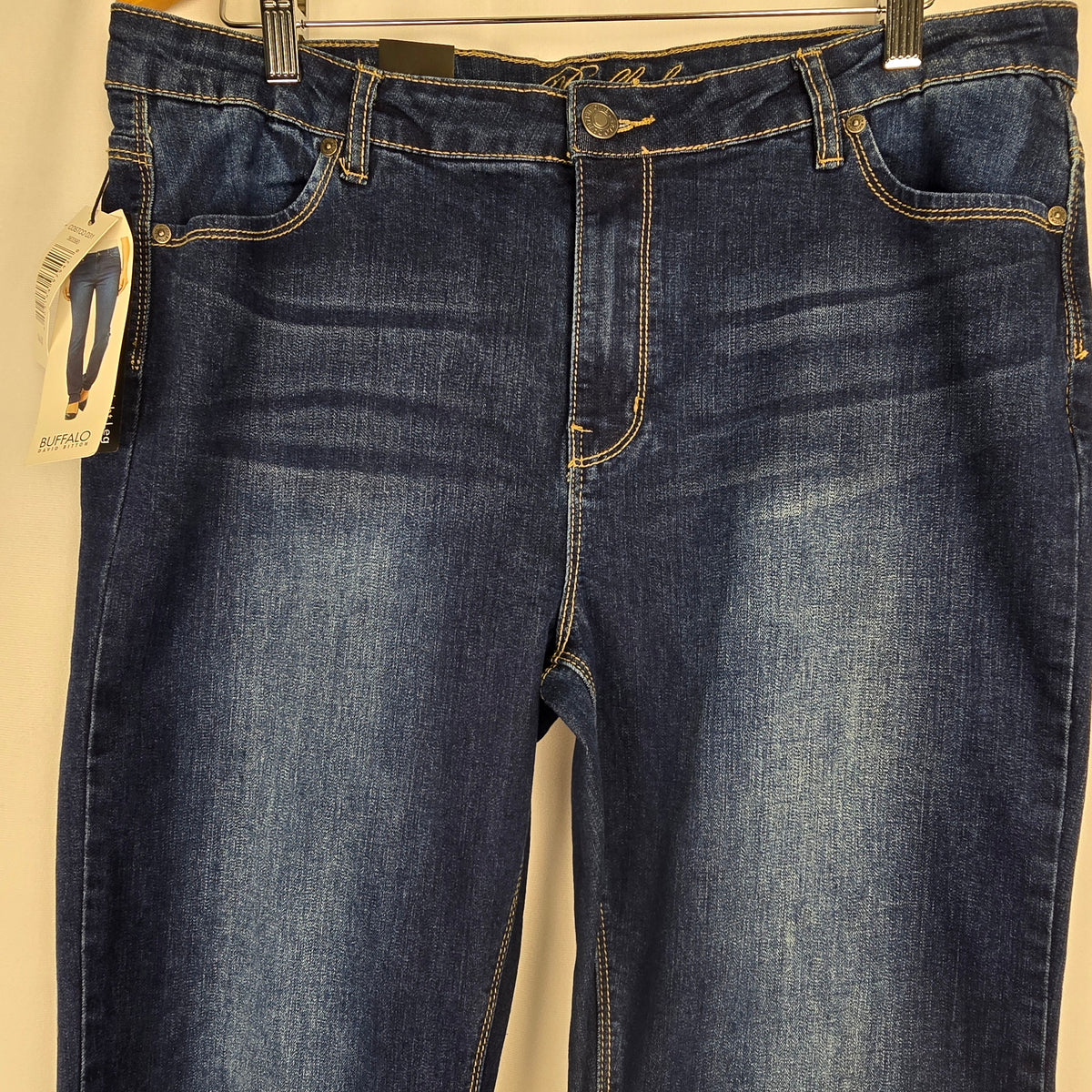 Buffalo David Bitton Misha Mid-Rise Straight Leg Jeans | Size 14x30 | NWT