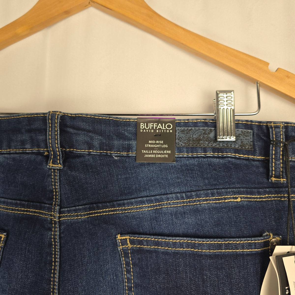 Buffalo David Bitton Misha Mid-Rise Straight Leg Jeans | Size 14x30 | NWT