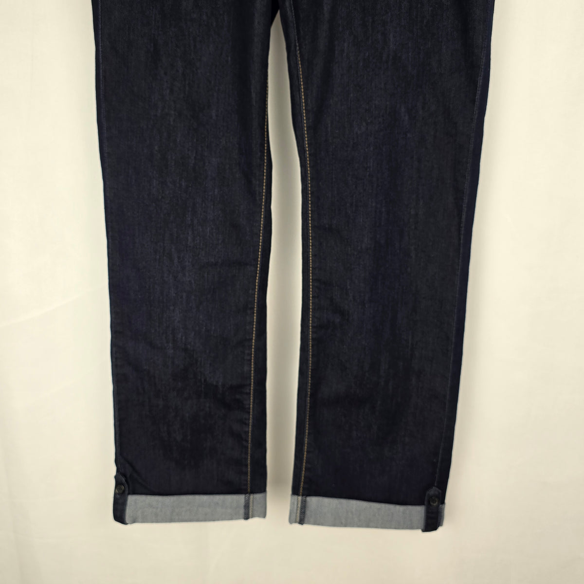 Santana Convertible Straight Leg Jeans | Dark Wash | Size 10x32